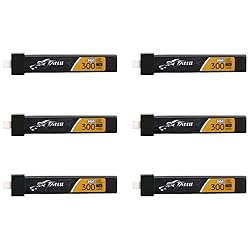 SoloGood TATTU 6pcs BT2.0 300mAh 1S Battery 3.8V