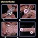 sandywident The Stimulation of Sex Toys Condoms Fashion Man's Sex Toy Crystal Lengthen Condoms Extend Time Increase Can Be Reused