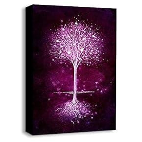 Abstract Tree Painting Artwork for Home Framed