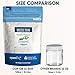 Muscle Soak Bath Salt 128 Ounces Epsom Salt with Peppermint and Eucalyptus Essential Oils Plus Vitamin C All Natural Ingredients in BPA Free Pouch with Easy Press-Lock Sealthumb 2