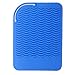 Heat Resistant Silicone Mat for Curling Iron Hair Straightener Flat Iron and Hot Styling Tool 9″ x 6.5″, Bluethumb 1