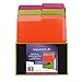 Smead Organized Up Vertical Stadium File with Heavyweight Vertical Folders, 3 Pockets, Letter Size, Peridot/Brights (70222), Green