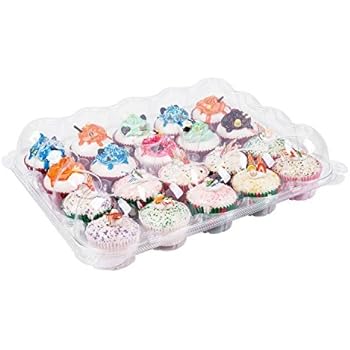 cupcake containers boxes cupcakes pack plastic vencer vcc inches