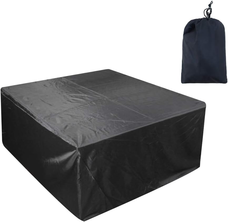 Delaspe Cubiertas de muebles de jardín impermeable lona Oxford cubierta