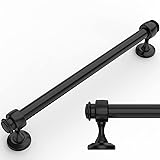 Amerdeco 10 Pack Matte Black Cabinet Pulls 7 Inch