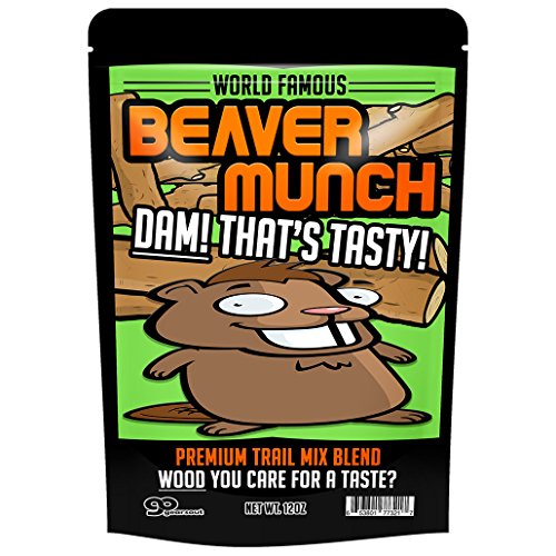 Beaver Munch Spicy Trail Mix - Healthy Gift Funny Trail Mix Gift Bag Resealable Funny Healthy Gifts Beaver Gifts Gag Gifts for Men Beaver Munch Trail Mix Spicy Gifts Funny Stocking Stuffers