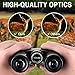 Baufut 12x42 Binoculars for Adults,HD Professional Compact Binoculars for Bird Watching Hunting Concerts Sports with Low Light Night Vision- BAK4 Prism FMC Lens with Strap Carrying Bag Phone Adapter