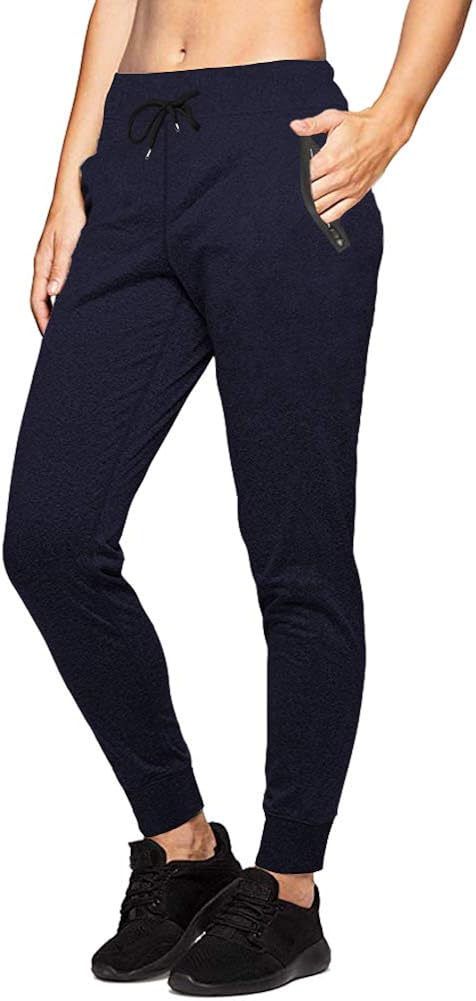 FASKUNOIE Women's Joggers Sweatpants Breathable Close Bottom Running Casual Pants with Pockets: Clothing