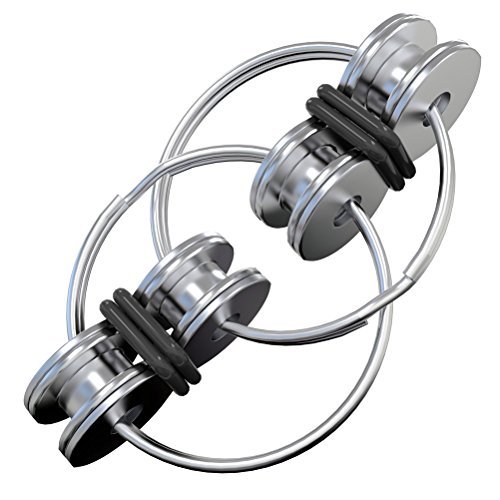 Fidget Chain, MeanLove Bike Chain Fidget Toy for Autism ADD ADHD Stress and Idle Hands,EDC Focus Toy Stress and Anxiety Relief (Red)