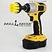 Household Power Scrubber Cordless Drill Battery Operated Bathroom and Tile Scrub Brush