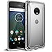 Poetic Affinity Slim Fit Moto G5 Plus Clear Case with Anti-Slip Side Grip and Reinforced Corner Protection Bumper for Motorola Moto G5 Plus (2017) Clear/Clear