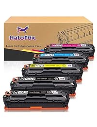halofox Black & Color Toner Compatibles para impresoras Canon 131 A 131H CRG 131 uso para impresoras Canon ImageCLASS LBP-7100cn LBP-7110cw, MF8280 MF8230Cn MF8280Cw