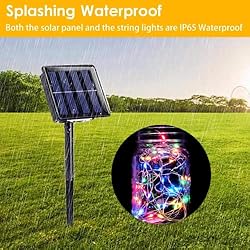 BHCLIGHT Solar String Lights, 4 Pack Each 100 LED
