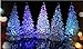 Vanvler Christmas Xmas Tree Color Changing LED Light Lamp Home Party Decoration Wedding (Transparent)