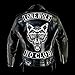 VEGASBEE Lone Wolf Patch Embroidered Iron-On Patch Biker Jacket Rider Vest TOP Rocker 12