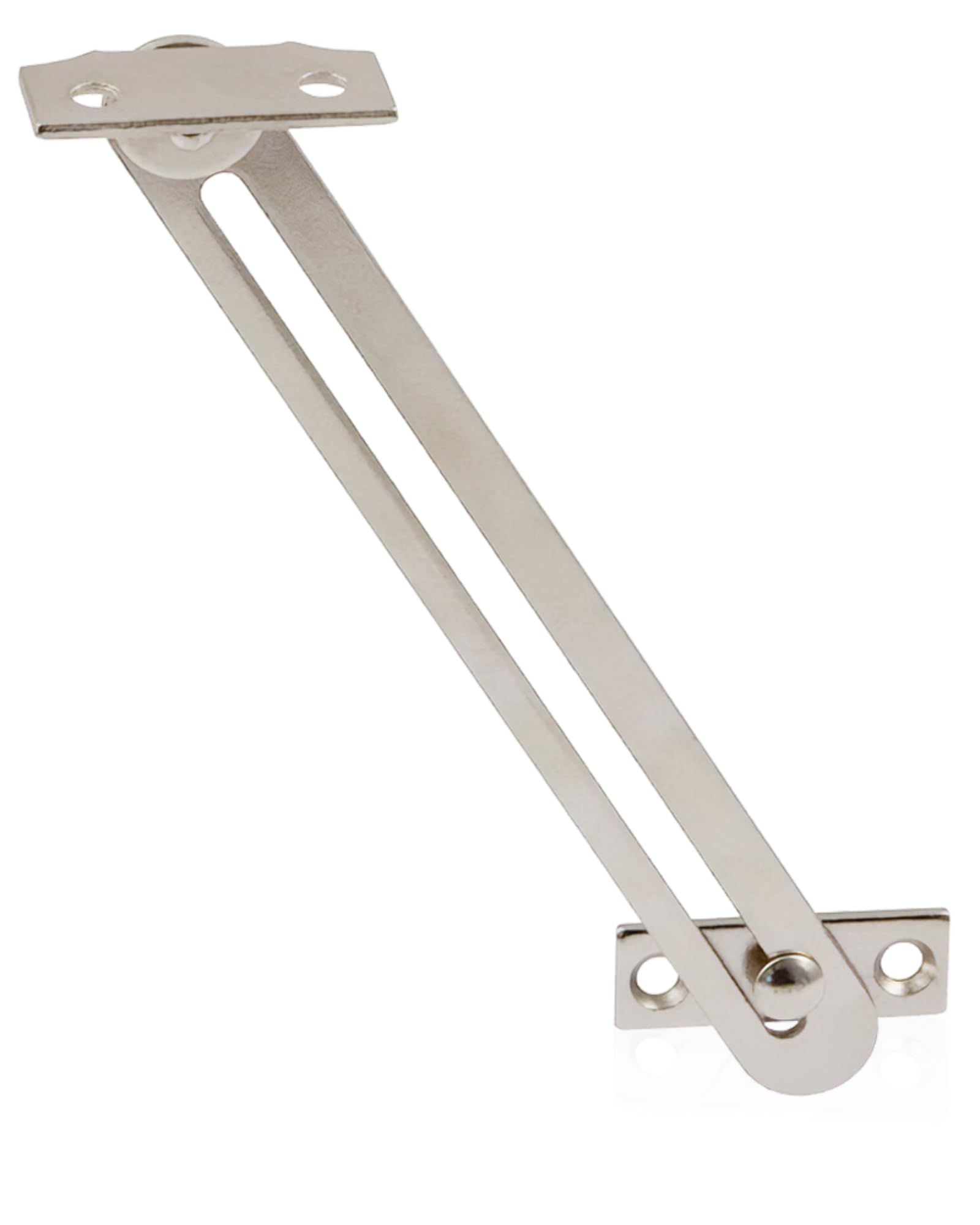 Gedotec Folding Bracket - Flap Holder with Lock - 1 piece Folding Hinge 150 mm - Stop Left - CLAPPY+ - Hinges Folding Flap Fitting for Furniture - Hinges Cabinet Door Folding Table wall