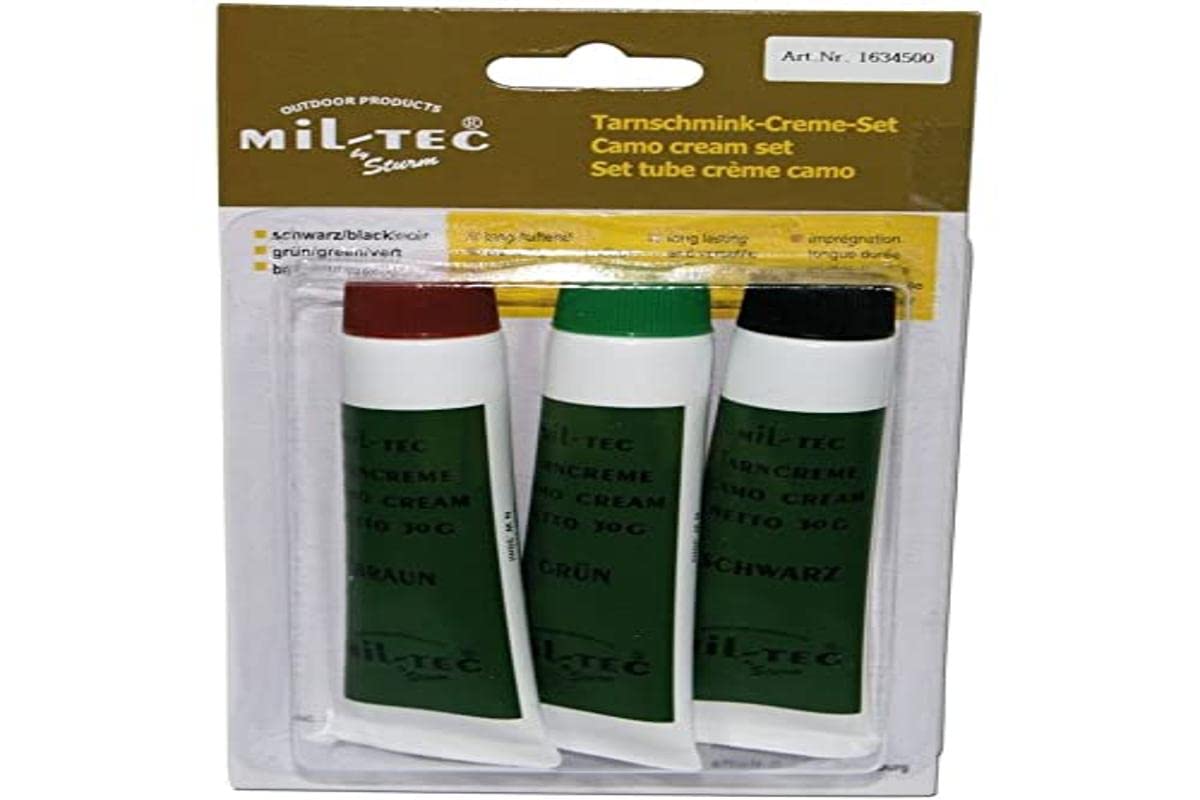 Mil-Tec 16332000 Camouflage Make-Up Cream Multi-Coloured One Size