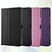 Poetic SlimFolio All New Amazon Fire 7 2017 Case Slim Leather Stand Folio Case with Auto Wake/Sleep for Amazon Fire 7 (7th Generation, 2017 Release) Black