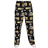 NHL Sweep All Over Logo Mens Printed Knit Sleep Pants