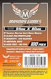 Yucatan Narrow Card Game Sleeves 54 X 80 MM (100 pack) for Settlers of Catan Model: MDG-7109