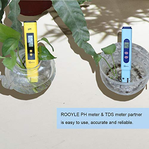ROOYLE PH Meter and TDS Meter Combo, Digital pH Tester and TDS Meter
