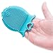 US Pediatricians Tested Baby Shampoo Brush Mitt | FDA Approved Baby Bath Sponge Silicone Scrubber Mitt Fits All | Safe, Gentle and Soft Kids Washcloth | Bacteria Resistant | Early Stage Development