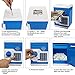 Money Bank,Samate Cartoon Electronic ATM Password Piggy Banks New Great Gift Toy for Children Kids Can Auto Scroll Paper Money for Children Fun Toy (Blue)
