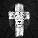 Lion Cross T-Shirt (Medium), Black