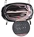 Deluxe Women 3 Piece Tote Bag Pu Leather Handbag Purse Bags Set (Black4)