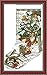 YEESAM ART New Cross Stitch Kits Advanced Patterns for Beginners Kids Adults - Christmas Stockings Deer Birds Animals - DIY Needlework Wedding Christmas Gifts (Animals, White)