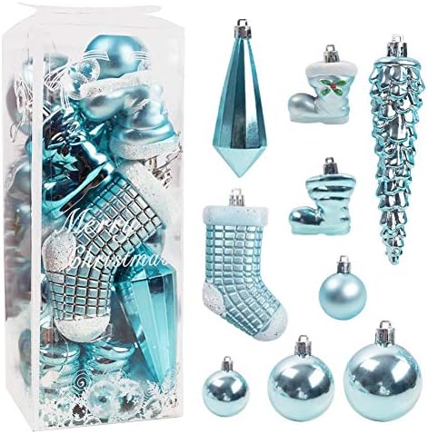 Domestar Christmas Ball Ornaments 21Pcs Christmas Tree Ornamentsaachristmas Baubles Tree Balls Christmas Decorations For Xmas Tree