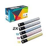 Do it Wiser Compatible Toner for Konica Minolta BizHub C224 C224e C284 C284e C364 C364e - TN321 (5-Pack)