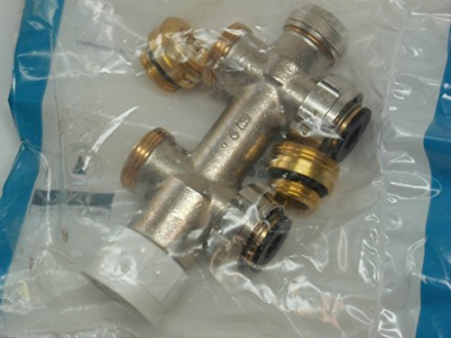 Oventrop T Multiblock Connection Fitting Passage with default DN 15 (1 / 2 Inch x 50 MM