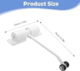 PCKOBEVER Spring Door Closer Adjustable Aluminum Door Closer White view 5