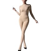 RUIBAVYA Body Stockings For Women Sexy Matte Lingerie Bodysuit Full Body Stocking Nylon Body Stockings Lingerie