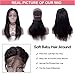 FASHION PLUS Full Lace Wig Human Hair Brazilian Straight Hair Wig With Baby Hair Pre Plucked 150% Density Human Hair Full Lace Wigs For Black Women Natural Color (16 inch, Full Lace Wig)