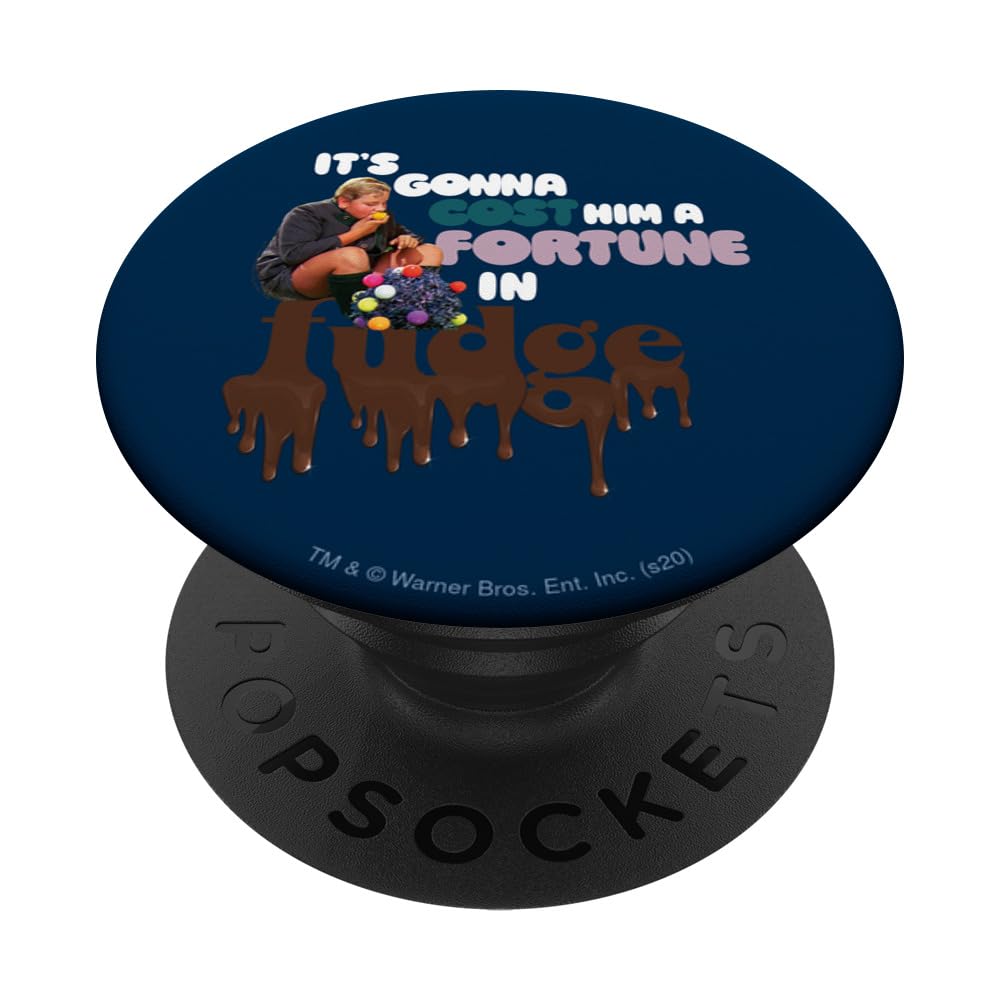 Willy Wonka and the Chocolate Factory Fudge Logo PopSockets Swappable PopGrip