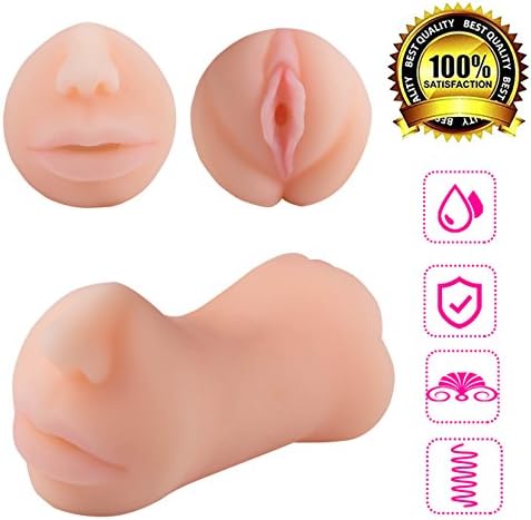 Hommoo 3D Lifelike Silicone Male Ṗ`ôc&kët Ṗ`û&ssÿ Stamina Training Tools for Men