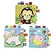 Bontip Fabric Baby Cloth Books Non-Toxic Activity Crinkle Soft Book Early Educational Toys for Toddler Infants and Kids - Perfect for Baby Shower Gifts (Pack of 3)
