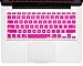 Kuzy Keyboard Cover Compatible with Pro 13 15 17 inch and Air 13.3 inch Silicone Skin Protector, Pink