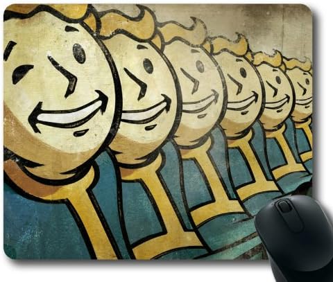 Customizablestyle Vault Boy, Fallout New Vegas Mousepad, Customized Rectangle DIY Mouse Pad