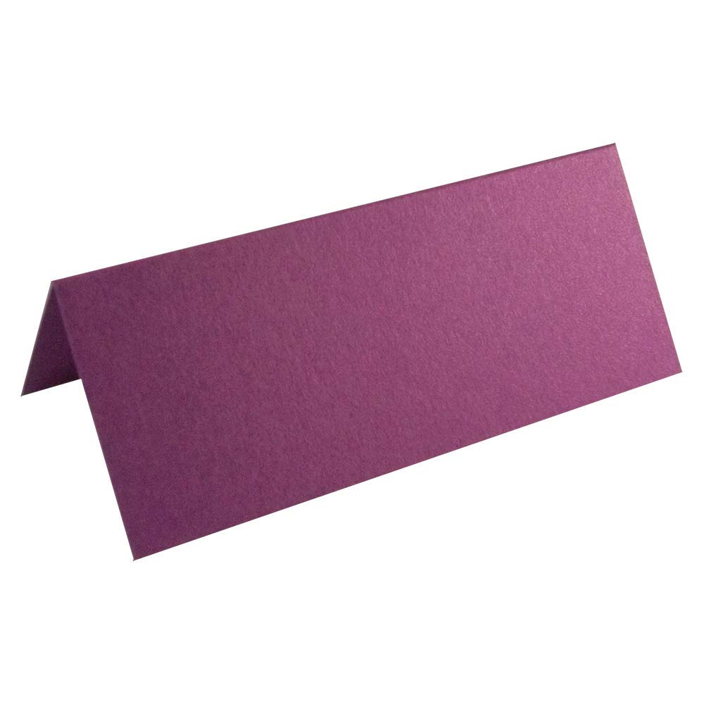 100 x Purple Blank Wedding Table Name Place Cards