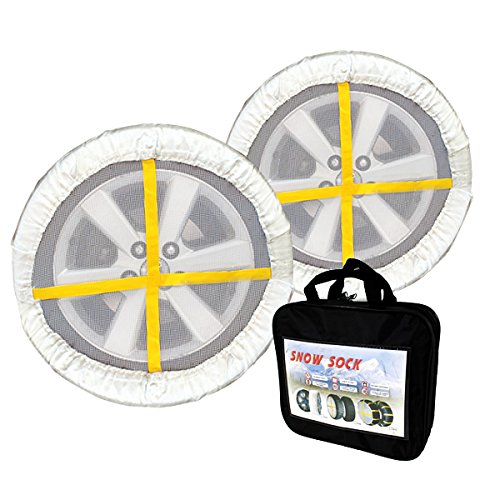 WEIMALL 布製タイヤチェーン 非金属 スノーチェーン スノーソック 布製 タイヤ滑り止め ジャッキアップ不要 簡単装着 タイヤチェーン 凍結 スリップ アイスバーン タイヤ滑り止め 雪道 (74サイズ)商品画像
