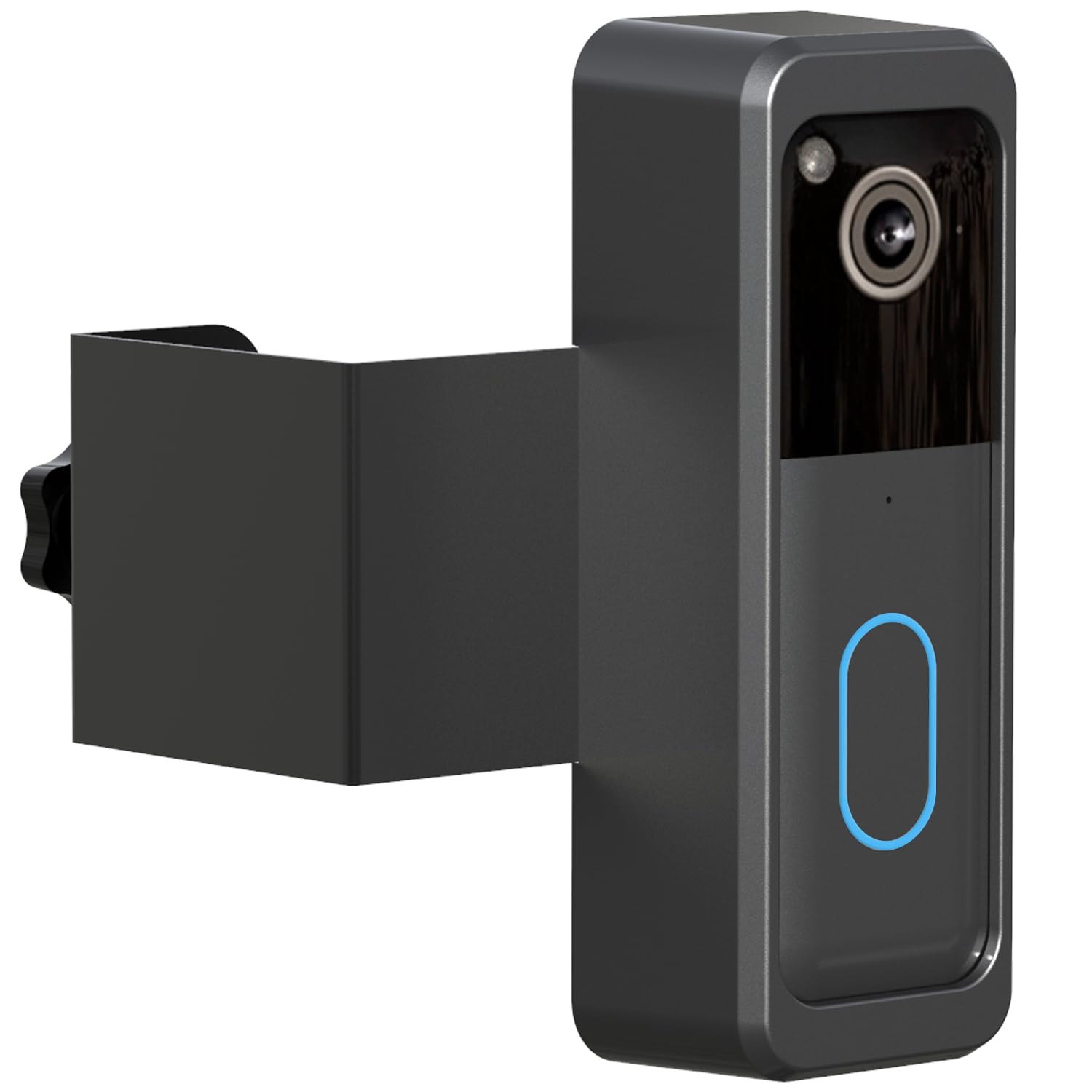 AISVAN Anti-Theft Blink Doorbell Door Mount,No-Drill Mounting Bracket for Blink Video Doorbell Cover Holder Not Block Doorbell Sensor Easy to Install Blink Video Doorbell Accessories