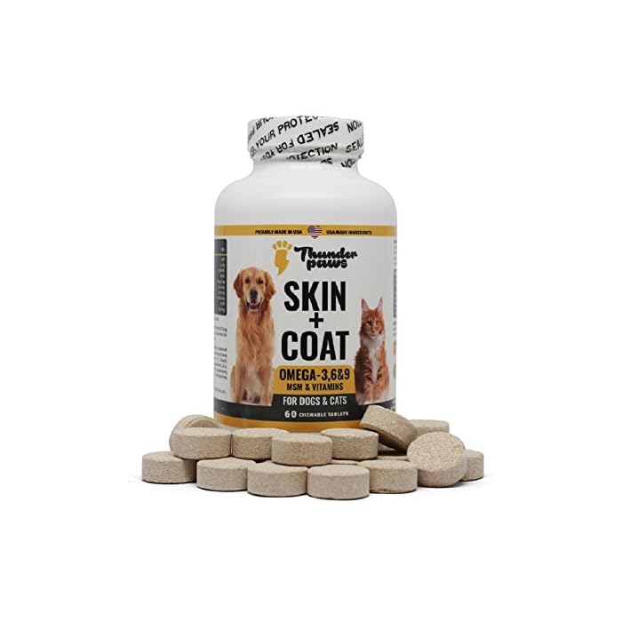 Buy Thunderpaws Skin and Coat Omega3, 6, 9 Chewable Tablets for Dogs