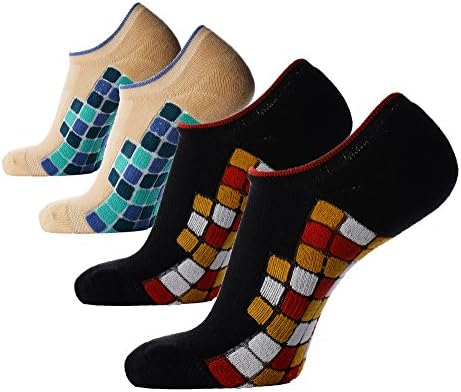 womens ladies boys socks no show invisible ankle colourful cotton crew design funky quarter summer
