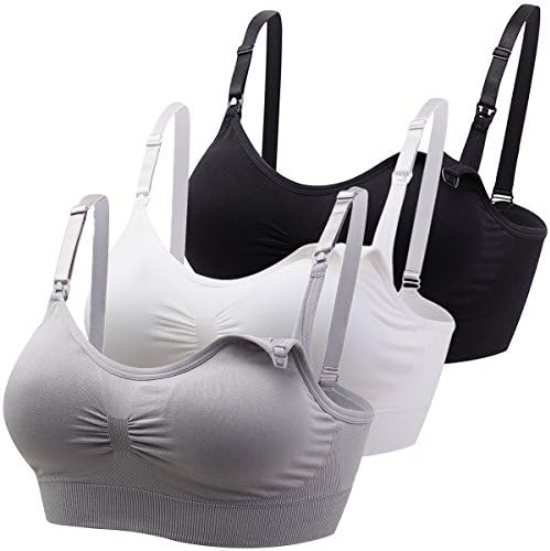 Womens Seamless Nursing Bra Comfort Maternity Bralette for Breastfeeding