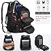 NUBILY Laptop Backpack Extra Large Travel Backpacks for Men Women Waterproof TSA Friendly Business Traveling Computer Bag College Backpack with USB Charging Port Fit 17.3 Inch Laptop Notebook Black