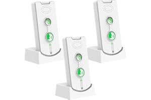 2 Way Intercoms Wireless for Home Office,Portable Room to Room Long Range Intercom System with Charging Base, Long Standby Ti