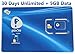 Israel Prepaid SIM Card from Pelephone, Including 30 Days Unlimited Calls & SMS in Israel + 100GB Data, Triple SIM 3 in 1 for Any Size SIM Mini Micro Nano + SIM Card Case iPhone Pin & User Guide
